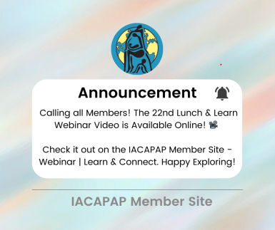 Announcement - The 22nd IACAPAP Lunch &amp; Learn Webinar Recording is now online