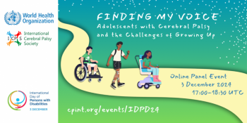 WHO | Finding my voice: Adolescents with cerebral palsy and the challenges of growing up