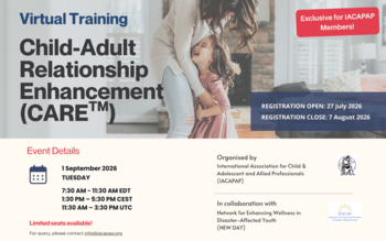 Virtual Training Course 2026 - Child-Adult Relationship Enhancement (CARE™)