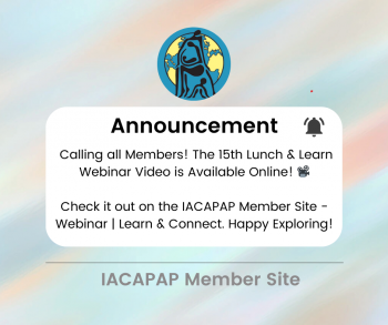 Announcement - The 15th IACAPAP Lunch &amp; Learn Webinar Recording is now online