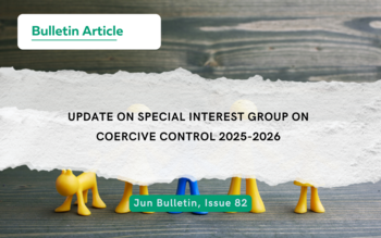 Update on Special Interest Group on Coercive Control 2025-2026