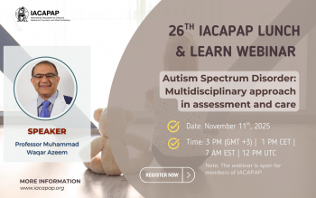 26th IACAPAP Lunch &amp; Learn Webinar