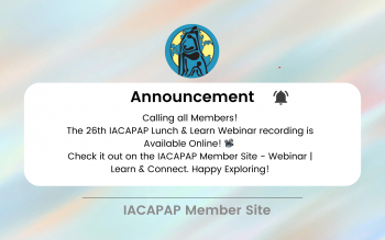 Announcement - The 26th IACAPAP Lunch &amp; Learn Webinar Recording is now online!