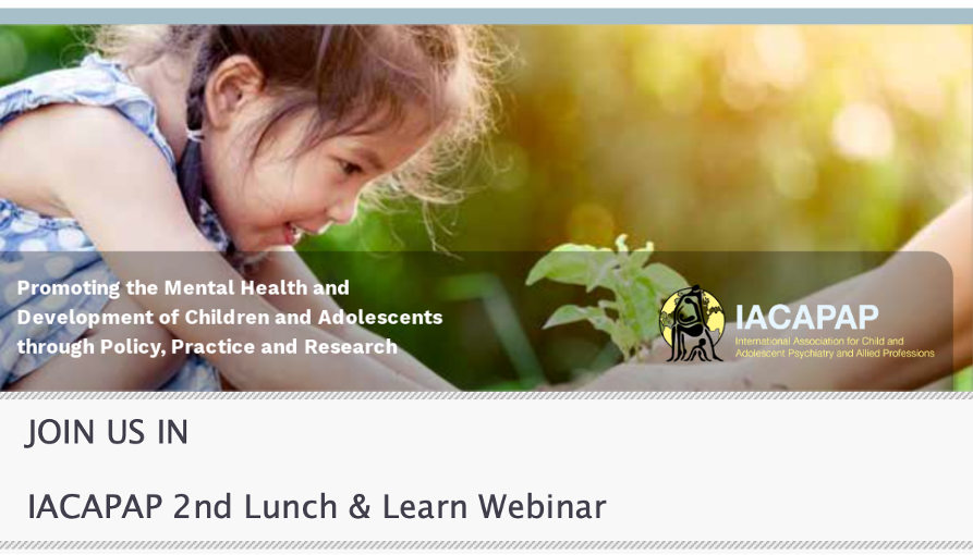 IACAPAP 2nd Lunch & Learn Webinar